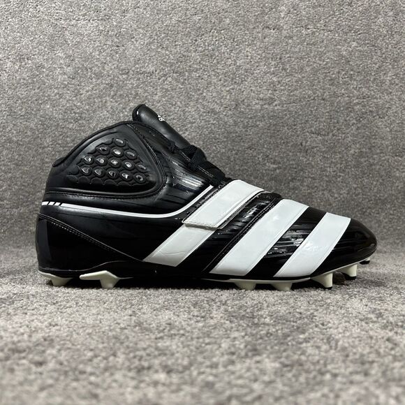 Adidas Malice Fly G2307 Mens Size 15 Black White Football Cleats Shoes New main image 12